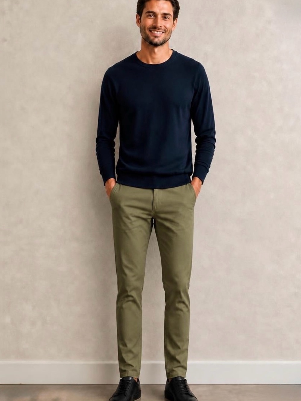 Faded Glory Olive Green Men’s Chino Pants